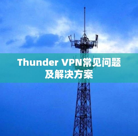 Thunder VPN常见问题及解决方案
