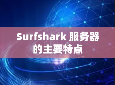 Surfshark 服务器的主要特点 Surfshark 服务器的主要特点