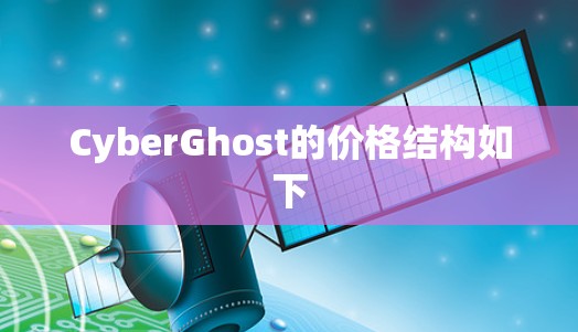 CyberGhost的价格结构如下