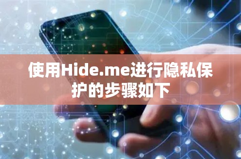 使用Hide.me进行隐私保护的步骤如下