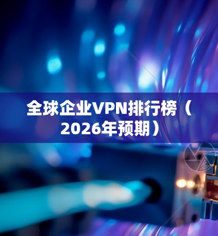 全球企业VPN排行榜(2026年预期)