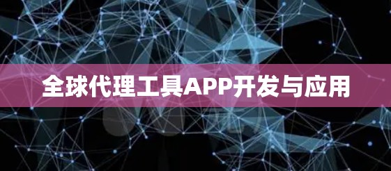 全球代理工具APP开发与应用