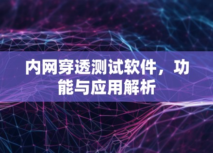 内网穿透测试软件,功能与应用解析 内网穿透测试软件,功能与应用解析