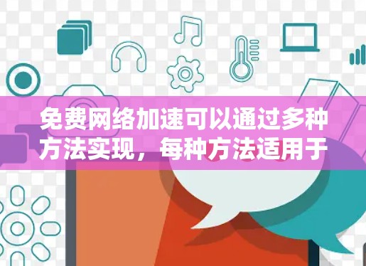免费网络加速可以通过多种方法实现,每种方法适用于不同的场景和需求。以下是根据具体需求整理的解决方案 免费网络加速可以通过多种方法实现,每种方法适用于不同的场景和需求。以下是根据具体需求整理的解决方案