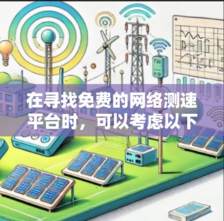 在寻找免费的网络测速平台时,可以考虑以下几种工具,并根据你的需求和使用习惯来选择 在寻找免费的网络测速平台时,可以考虑以下几种工具,并根据你的需求和使用习惯来选择