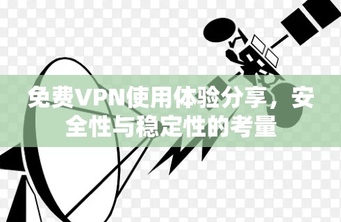 免费VPN使用体验分享,安全性与稳定性的考量