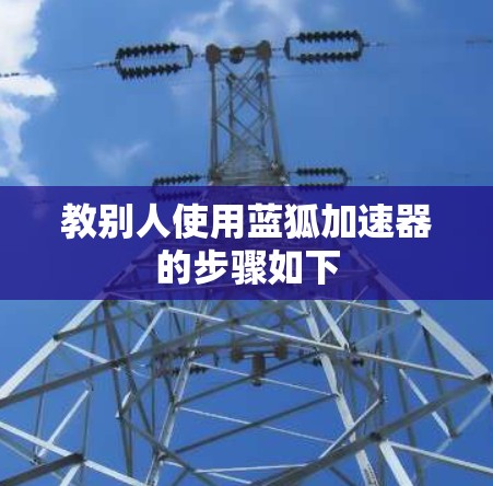 教别人使用蓝狐加速器的步骤如下