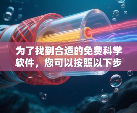 为了找到合适的免费科学软件，您可以按照以下步骤操作
