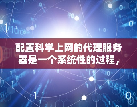 配置科学上网的代理服务器是一个系统性的过程，以下是详细的步骤指南