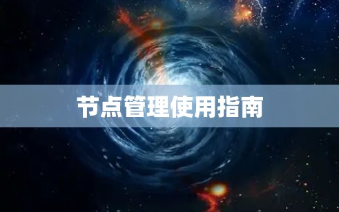 节点管理使用指南