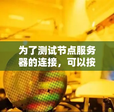 为了测试节点服务器的连接，可以按照以下步骤进行