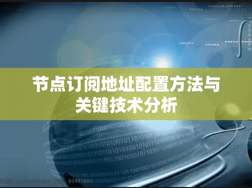 节点订阅地址配置方法与关键技术分析