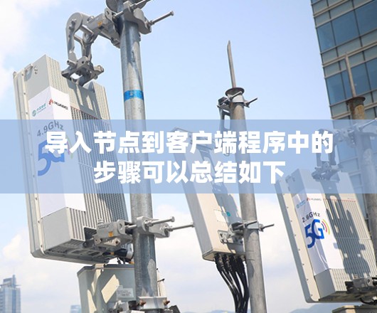 导入节点到客户端程序中的步骤可以总结如下 导入节点到客户端程序中的步骤可以总结如下