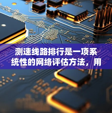 测速线路排行是一项系统性的网络评估方法,用于分析数据中心的网络性能,识别瓶颈并优化网络配置。以下是对该过程的详细分步说明 测速线路排行是一项系统性的网络评估方法,用于分析数据中心的网络性能,识别瓶颈并优化网络配置。以下是对该过程的详细分步说明