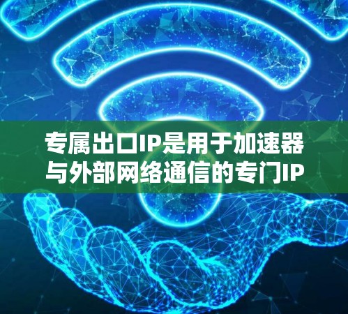 专属出口IP是用于加速器与外部网络通信的专门IP地址，通常为加速器提供高效的数据传输路径，减少延迟并提高整体性能。以下是对该概念的详细分析