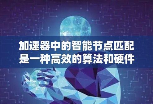 加速器中的智能节点匹配是一种高效的算法和硬件资源结合的技术，用于处理大规模数据中的节点匹配问题。以下是对这一技术的详细分析