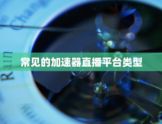 常见的加速器直播平台类型