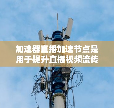 加速器直播加速节点是用于提升直播视频流传输效率和观看体验的一种技术，主要通过优化网络传输路径、减少延迟和提高带宽利用率来实现。以下是关于加速器直播加速节点的一些关键点和技术原理