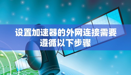 设置加速器的外网连接需要遵循以下步骤 设置加速器的外网连接需要遵循以下步骤