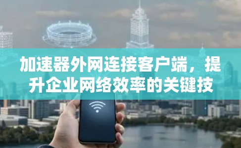 加速器外网连接客户端,提升企业网络效率的关键技术 加速器外网连接客户端,提升企业网络效率的关键技术
