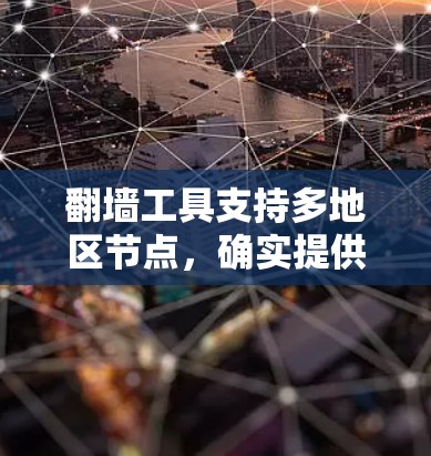 翻墙工具支持多地区节点,确实提供了多种灵活性和便利性。以下是对此问题的详细分析和解决方案 翻墙工具支持多地区节点,确实提供了多种灵活性和便利性。以下是对此问题的详细分析和解决方案