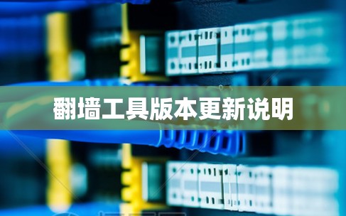 翻墙工具版本更新说明