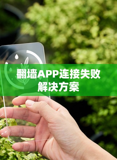 翻墙APP连接失败解决方案
