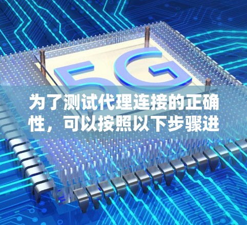 为了测试代理连接的正确性，可以按照以下步骤进行