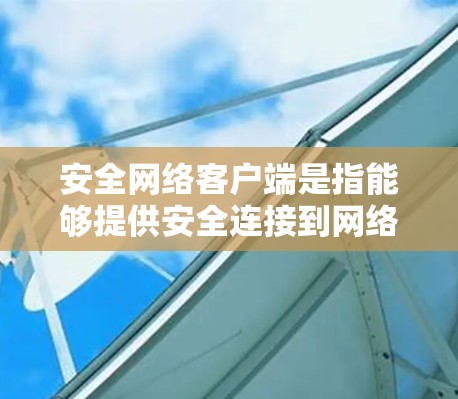 安全网络客户端是指能够提供安全连接到网络资源的应用程序，常用于远程访问、VPN连接等场景。以下是几款常见的安全网络客户端推荐