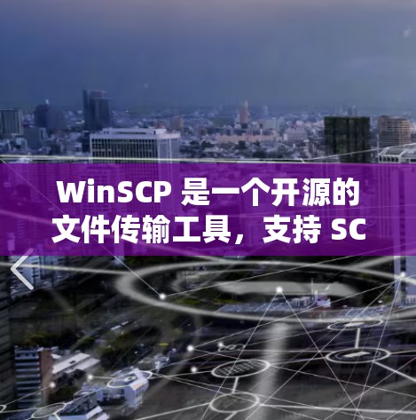 WinSCP 是一个开源的文件传输工具，支持 SCP、SFTP 和 FTP 协议。以下是下载 WinSCP 的步骤