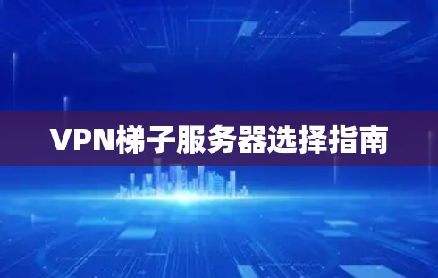 VPN梯子服务器选择指南 VPN梯子服务器选择指南