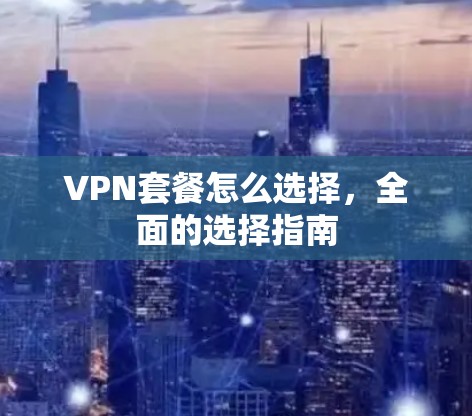VPN套餐怎么选择,全面的选择指南 VPN套餐怎么选择,全面的选择指南