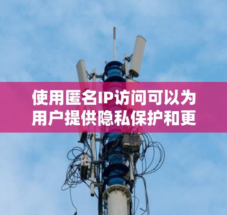 使用匿名IP访问可以为用户提供隐私保护和更准确的数据分析,但也伴随着潜在风险和使用成本。以下是对匿名IP访问的详细分析和建议